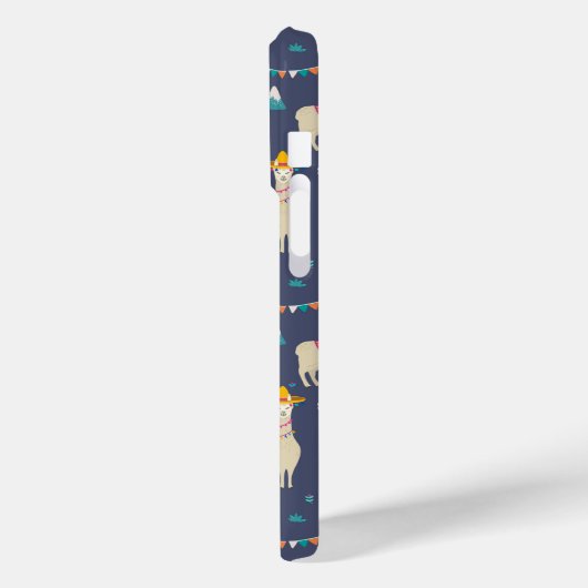 お祝いラマ模様 Case-Mate iPhoneケース (裏面 / 左)