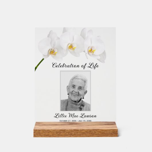 お祝いラン アクリルサイン (正面)