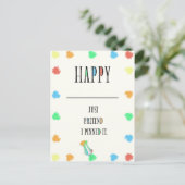 お祝い事にはコレ！ ポストカード (スタンド正面)