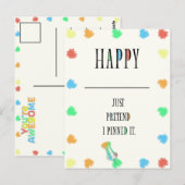 お祝い事にはコレ！ ポストカード (正面/裏面)