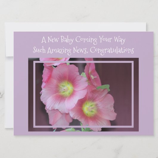 お祝い事を聞いた 案内状 (裏面)