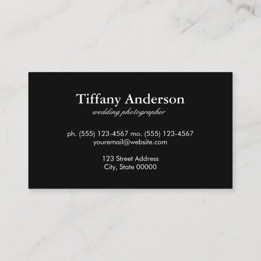 お祝い写真 名刺 (裏面)