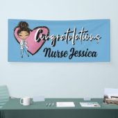 お祝い医用RNナース 横断幕 (トレードショー)