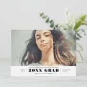 お祝い卒業発表 案内状 (スタンド正面)