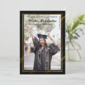 お祝い大学院写真発表証 招待状 (スタンド正面)