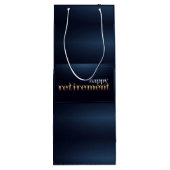 お祝い定年退職 ワイン ギフトバッグ (裏面)