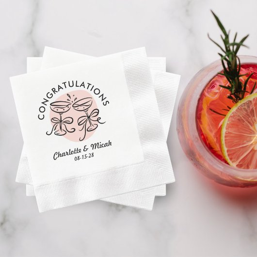 お祝い応援ドードル スタンダードカクテルナプキン