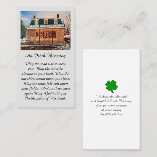 お祝い慰霊票 名刺 (正面/裏面)