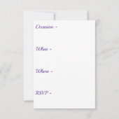 お祝い招待状 招待状 (裏面)