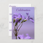 お祝い招待状 招待状 (正面/裏面)