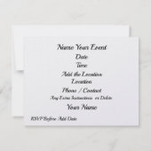 お祝い招待状-紙在庫の選択 招待状 (裏面)