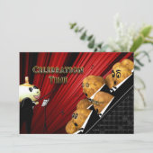 お祝い招待状 – 音楽 – ポテトファミリー 招待状 (スタンド正面)