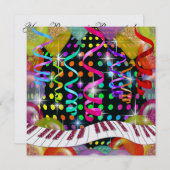 お祝い招待状- SRF 招待状 (正面/裏面)