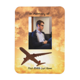 お祝い救命記念の機内パイロット マグネット