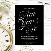 お祝い新年のイブ招待状 招待状