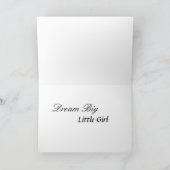 お祝い新生児ガールカード カード (内部)