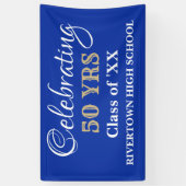 お祝い時間！カスタムクラス懇親会バナー 横断幕 (縦)