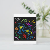 お祝い時間 ポストカード (スタンド正面)