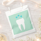 お祝い歯（ろうそく） フェイバーバッグ (クリップ留めされた状態)