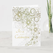 お祝い牧師だ カード (正面)