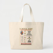 お祝い王室のプリンスルイ ラージトートバッグ (正面)