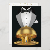 お祝い王室の招待状 招待状 (正面/裏面)