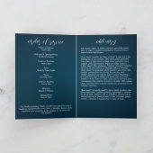 お祝い生写真ブロンズ記念葬式 プログラム (内部)