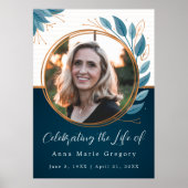 お祝い生写真ブロンズ記念葬式 ポスター (正面)