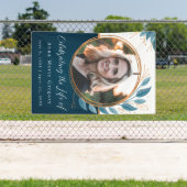 お祝い生写真ブロンズ記念葬式 横断幕 (インサイチュ)