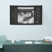 お祝い生涯写真葬儀追悼法会 横断幕 (トレードショー)