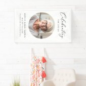 お祝い生涯写真葬儀追悼法会 横断幕 (インサイチュ)