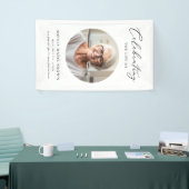 お祝い生涯写真葬儀追悼法会 横断幕 (トレードショー)