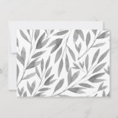 お祝い生葬記念写真フローラ サンキューカード (裏面)