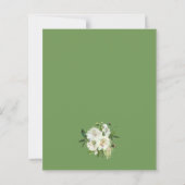 お祝い生葬記念招待状 (裏面)