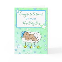 お祝い申し上げます新生児少年エスニックベビー