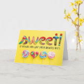 お祝い申し上げ得 – お抱え上げ! カード (黄色い花)