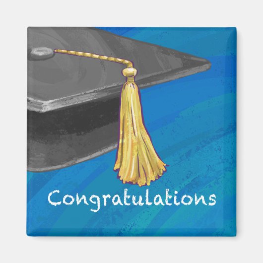 お祝い白黒 マグネット (正面)