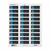 お祝い白黒 ラベル (フルシート)