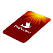 お祝い確認の鳩(金ゴールド/赤) マグネット (左側)