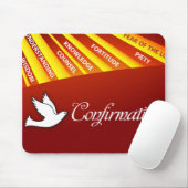 お祝い確認のDoveと金ゴールドとRe マウスパッド (マウス)
