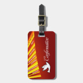 お祝い確認のDoveと金ゴールドとRe ラゲッジタグ (正面縦)