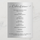 お祝い等航空業務の状況 プログラム (裏面)