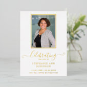 お祝い等航空業務の状況 箔招待状 (立ち正面)