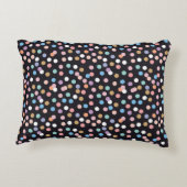 お祝い紙吹雪のシームレスなパターン、背景w アクセントクッション (裏面)