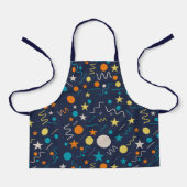 お祝い紙吹雪図形 エプロン (正面)