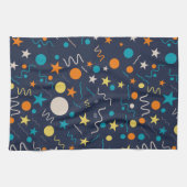 お祝い紙吹雪図形 キッチンタオル (横)