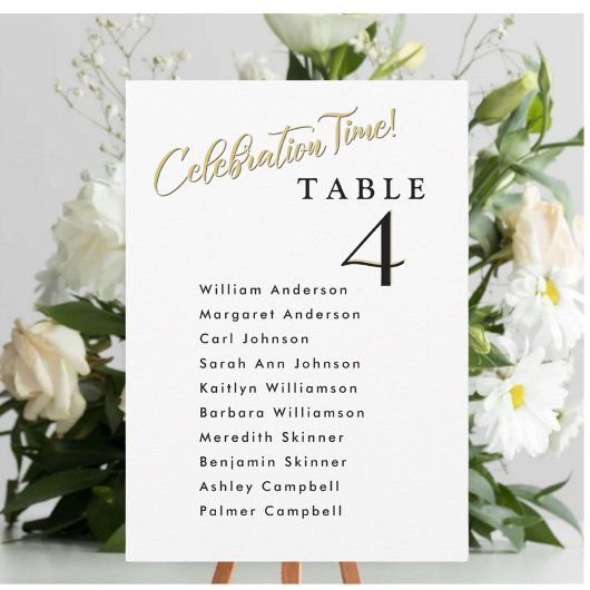 お祝い結婚のシーティングプランカードゲスト名 招待状