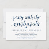 お祝い結婚の後は幸せに駆け落ち 招待状 (正面)