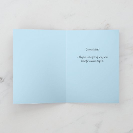 お祝い結婚の挨拶状 カード (内部)