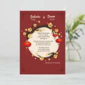 お祝い結婚式招待状 招待状 (スタンド正面)